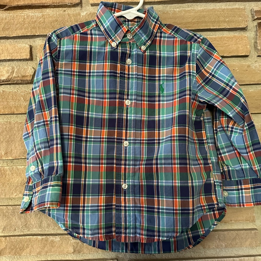 Ralph Lauren plaid dress shirt - 2T